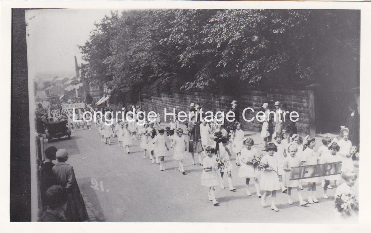 102B - Berry Lane - Church procession passing The Limes - Unknown